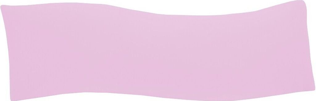 Bezug Billerbeck Sinus Seitenschläferkissen 30x130 cm : Farbe - Flieder