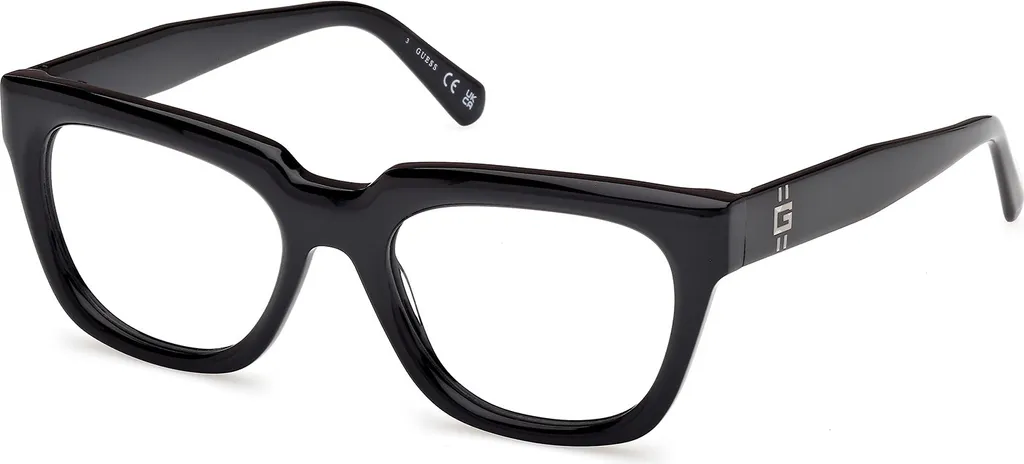 Lunettes de vue Guess GU50238 001 Noir Brillant Homme Taille 53-19-145