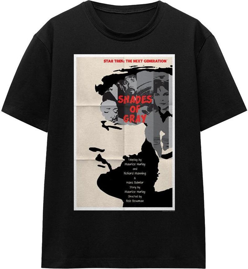 Star Trek - "The Next Generation Season 2 Episode 22" T-Shirt für Herren/Damen Uni TV16367 (L) (Schwarz)