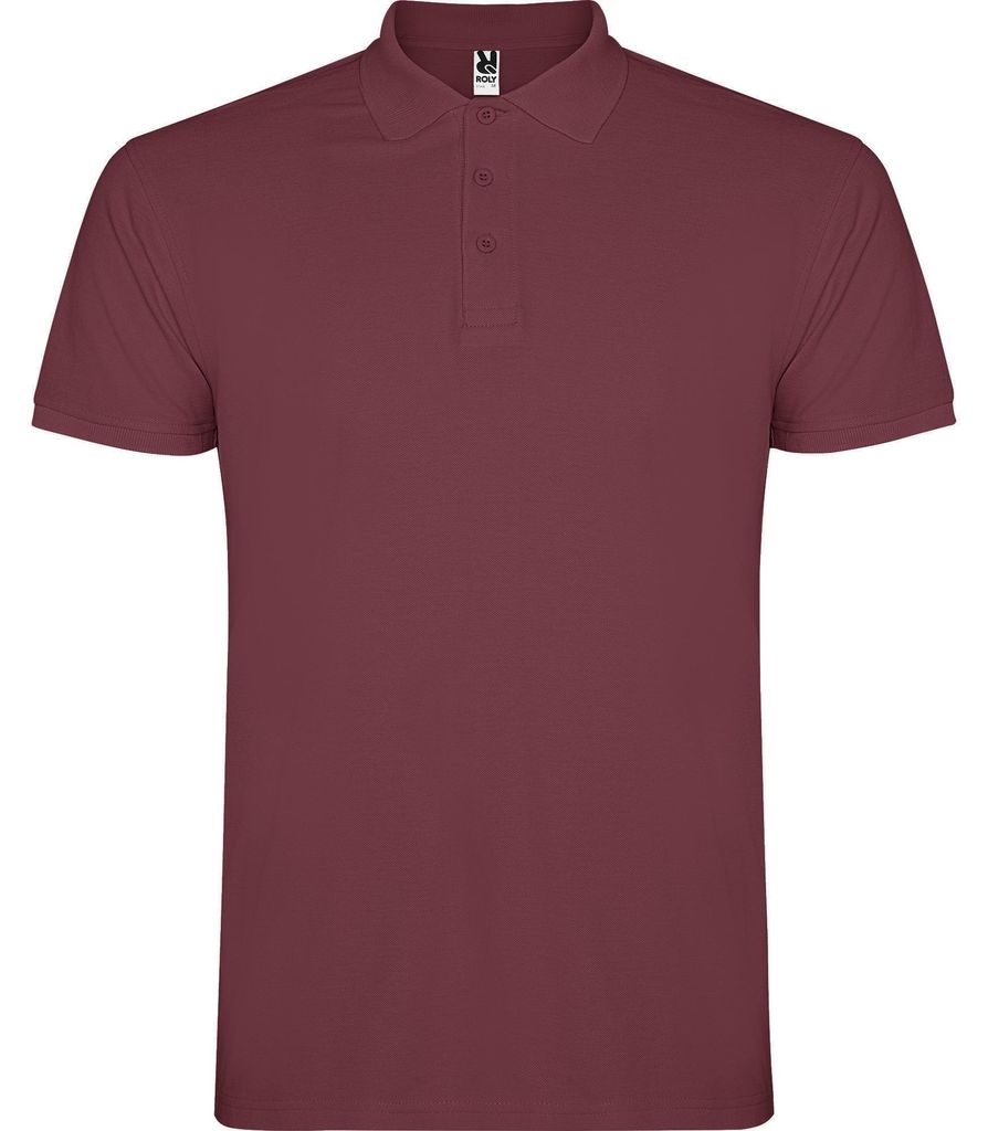 Roly - "Star" Poloshirt für Herren LT5493 (M) (Beerenrot)