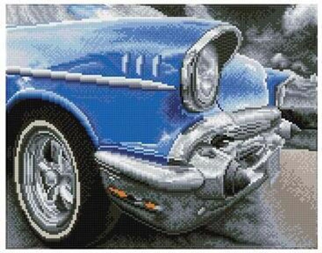 Diamond Dotz 50 s Classic, Cars, Mehrfarbig, 22610 Stück(e), Zwischen, 455 mm, 355 mm