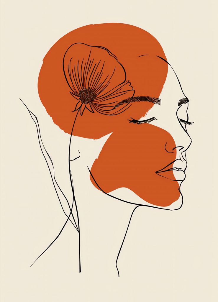 Plakat 20,5x28,4cm Wärme der Blume