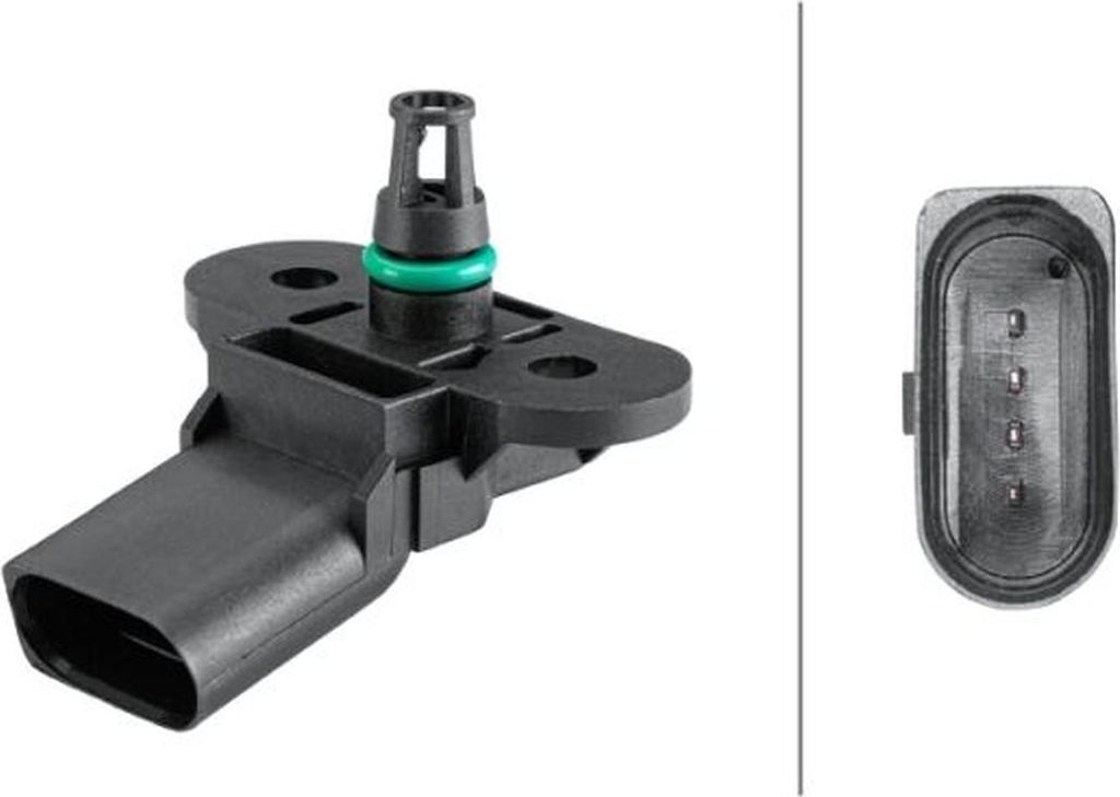 Sensor Ladedruck 4-polig HELLA passend für u.a. VW TRANSPORTER