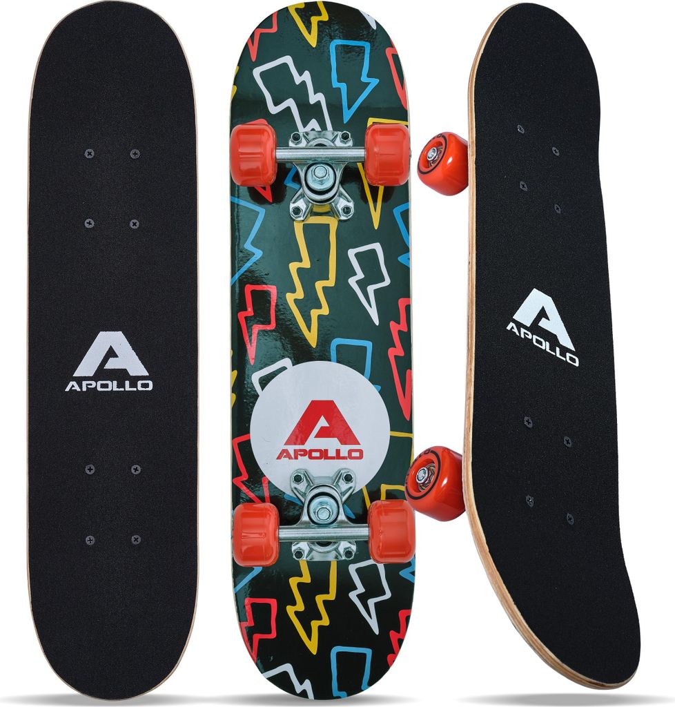 Apollo Kinder Skateboard 61 x 15,5 cm, kleines Komplett Produktbild 