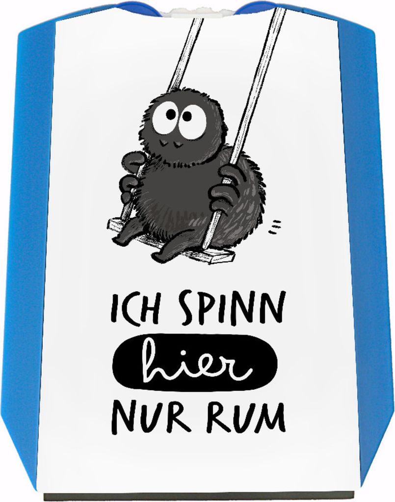 Hary die Spinne Parkscheibe mit Spruch Ich spinn hier nur rum