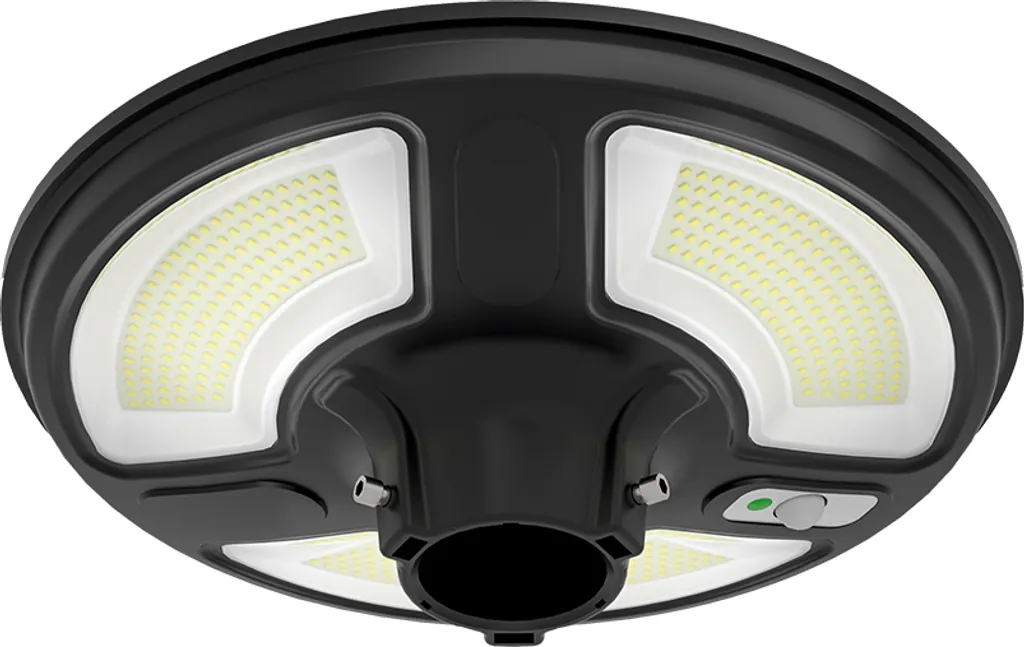 Projecteur LED solaire extérieur IP65 noir 10W 1500 Lumens puissant