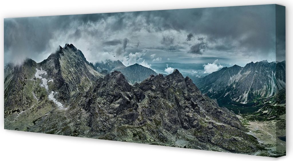Leinwandbild 125x50 Wandkunst berg Rock