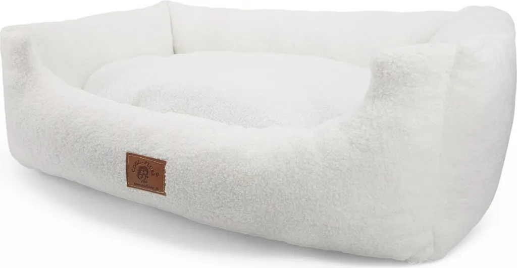 Lit pour chien lavable 95x75 cm sofa moelleux avec bords surélevés - 7