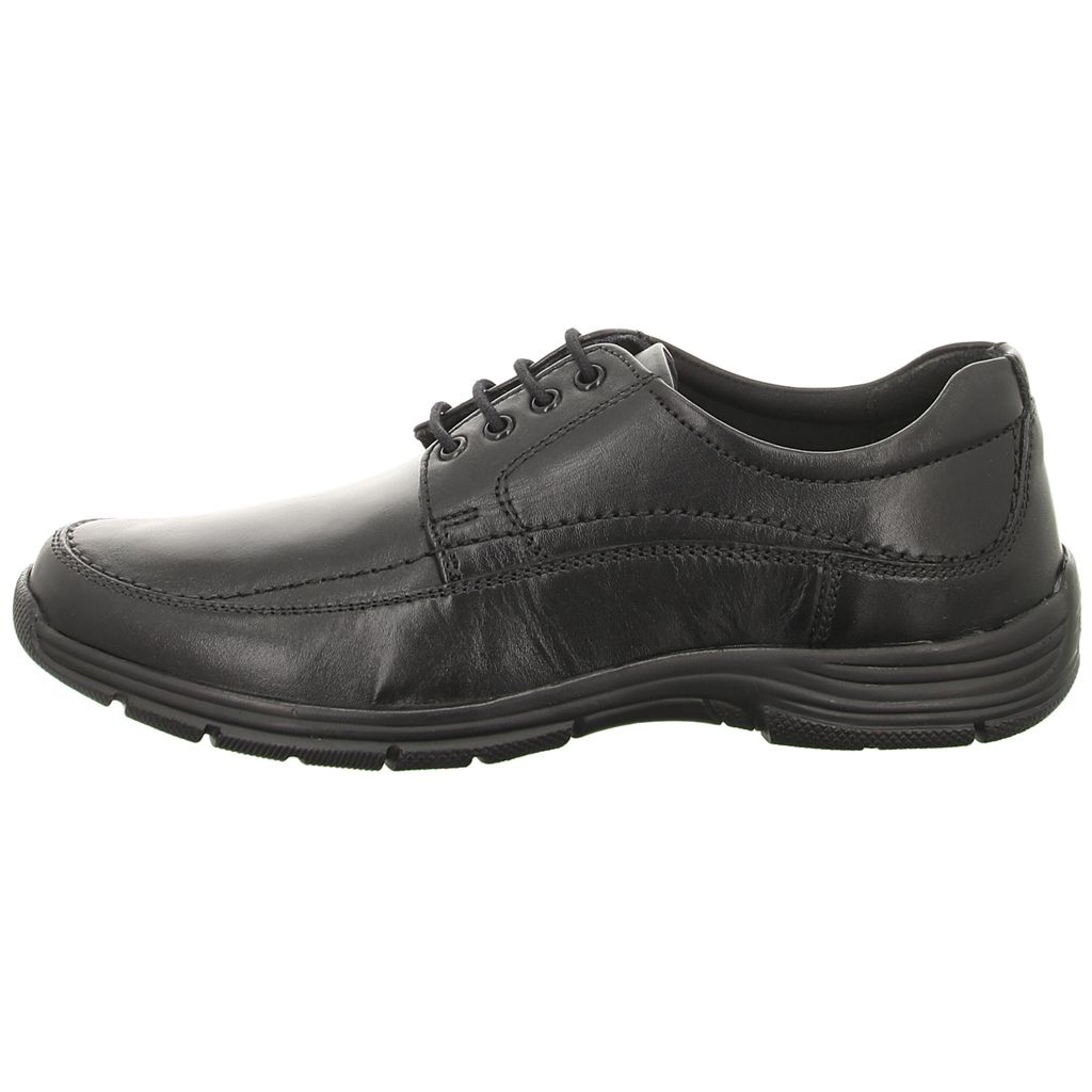 LLOYD Arena Herren Schnürhalbschuh - Eleganter Low Sneaker In Schwarz Mit Wärmendem Futter