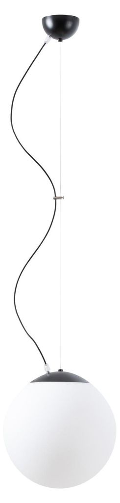 OSMONT ADR61824 ADRIA L2 Hängeleuchte aus Glas, schwarz/weiß, Schutzart IP40, 4000 K, 20 W LED, DALI