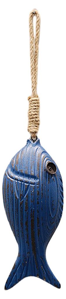 Wandbehang, fischförmiger Holzanhänger mit Trageband, einfach aufzuhängen, vielseitige Wanddekoration für Badezimmertür/Eingangsbereich.