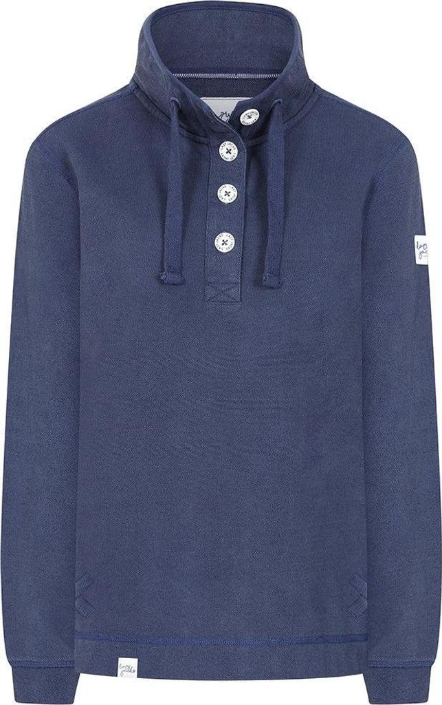 Lazy Jacks - Fleece-Oberteil für Damen, Anliegende Passform LJ389 (34 DE) (Marine)