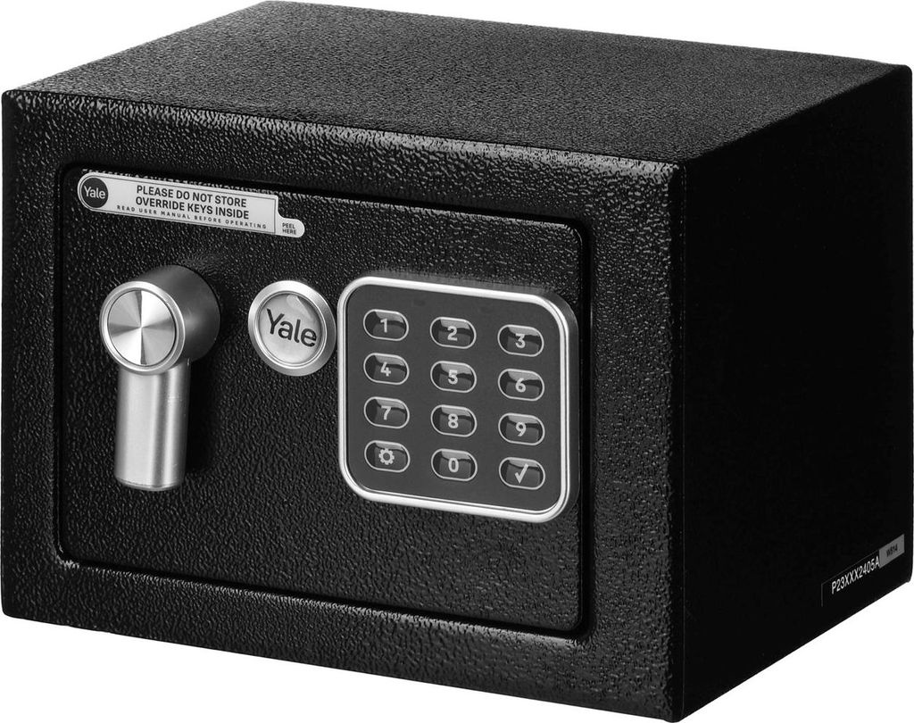 Yale YSV/170/DB2, Voľne stojaci trezor, 3,8 L, Čierna, Obrázok produktu 