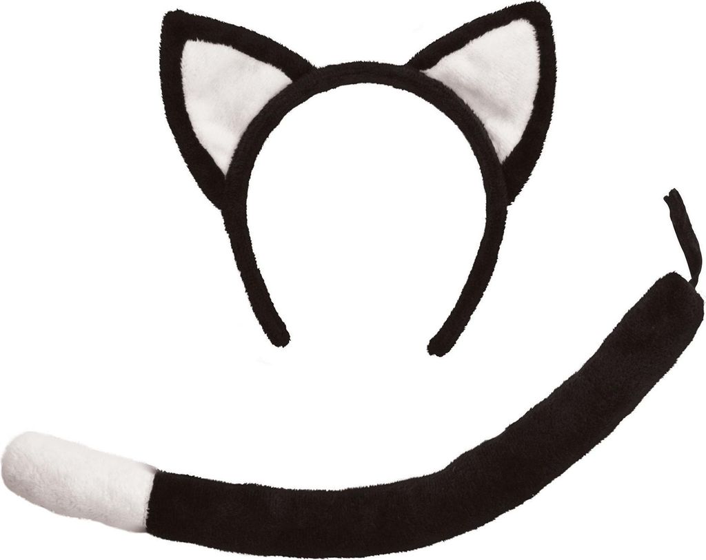 Bristol Novelty Kinder Katzen-Kostüm-Set BN1227 Produktbild 