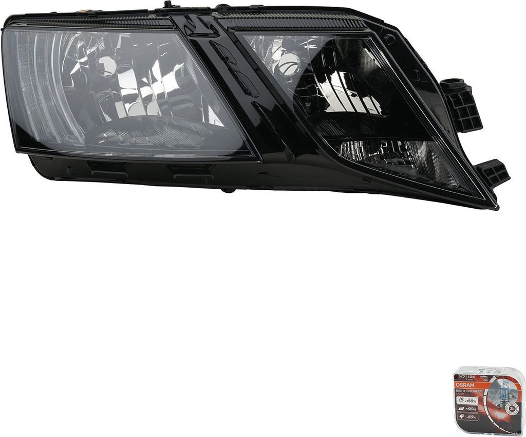 Johns, Scheinwerfer + Osram Night Breaker Laser kompatibel zu Skoda Octavia 5E rechts 5E1941016C 5E1941018C