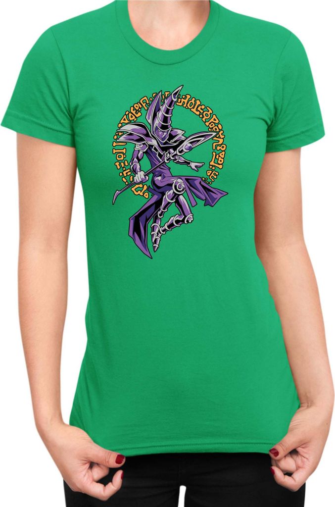 Damen T-Shirt Japan Manga Anime Comics Yu Gi 026, Lady M / Grün