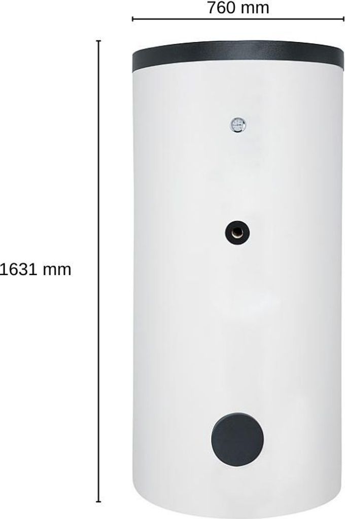 Evenes Warmwasser-Solarspeicher EV-TEDS-2W 400 2 Wärmetauscher 391 L Solaranwendung