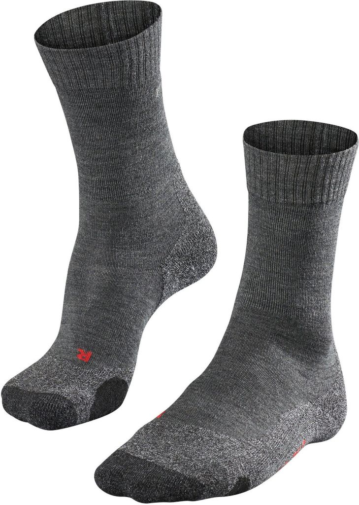 FALKE TK2 TREKKING SOCKEN DAMEN grau 37-38