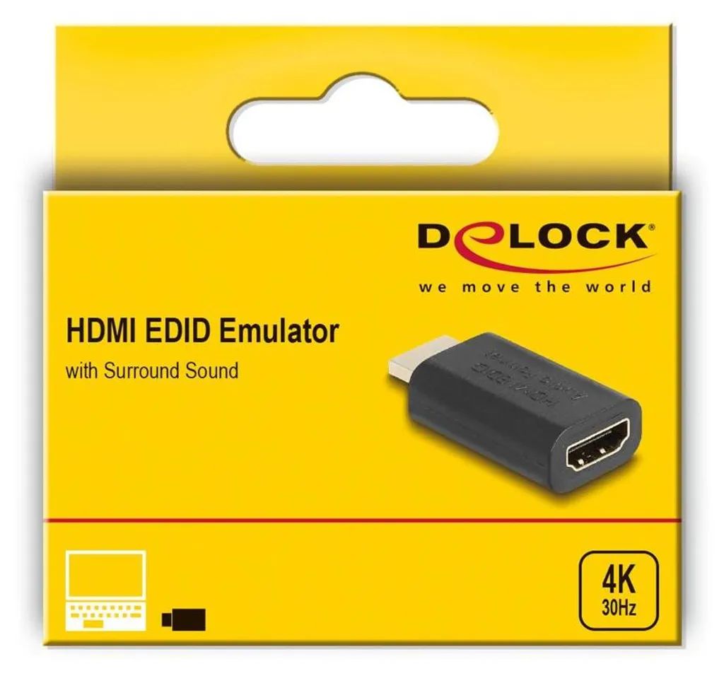 Émulateur HDMI 4K avec Support Audio Surround - Simulation EDID 60Hz 2.0
