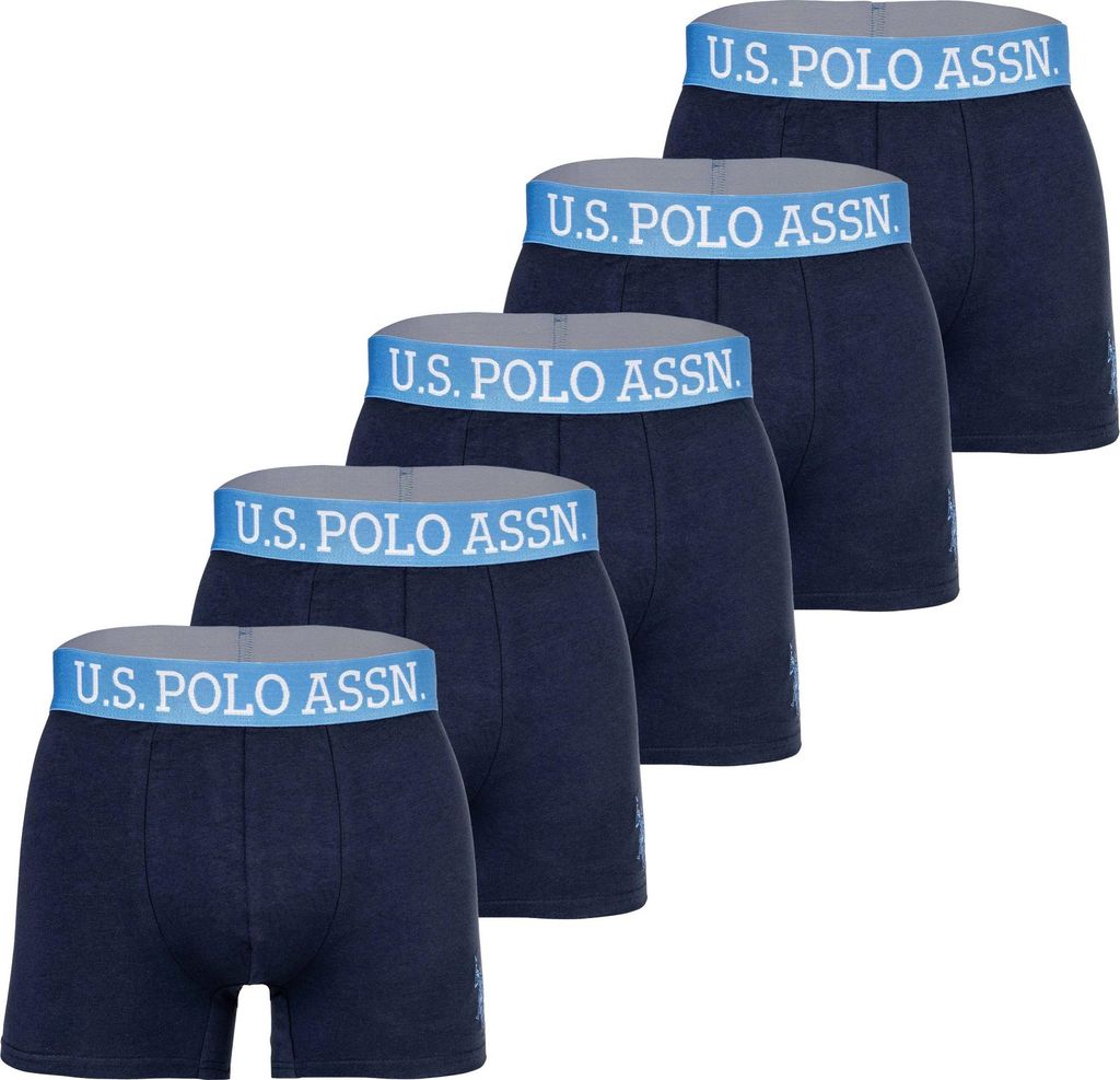 U.S. POLO Boxershorts 5 Pack Unterhosen Boxer