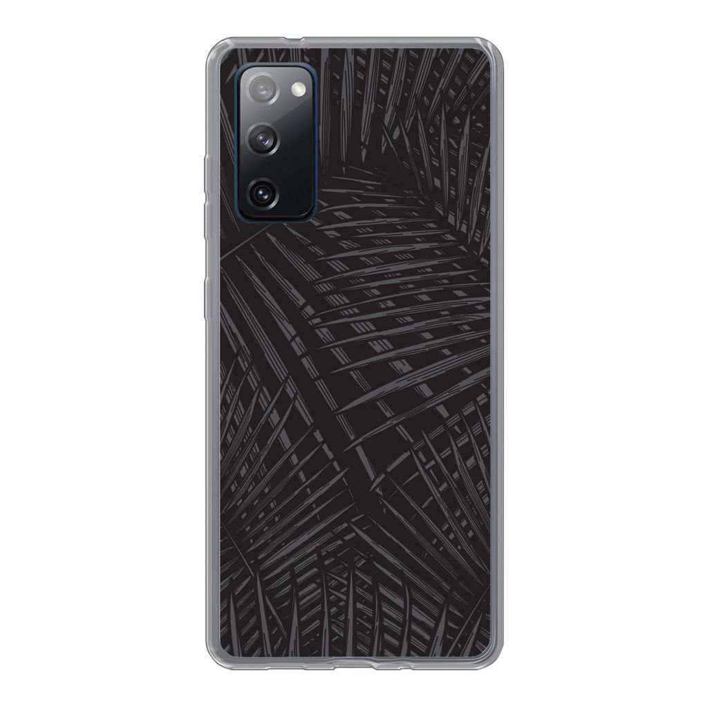 MuchoWow Handyhülle Schutzhülle Hülle für Samsung Galaxy S20 FE Modern - Pflanzen - Tropisch Silikon Softcase Handy Hülle - Abdeckung