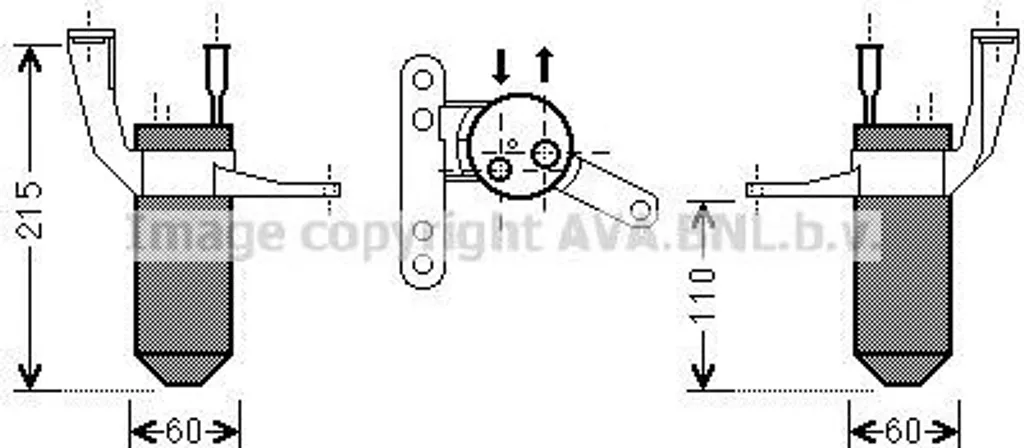 Stopper l'humidité de clim Renault Clio II - Sécheur PRASCO RTD428