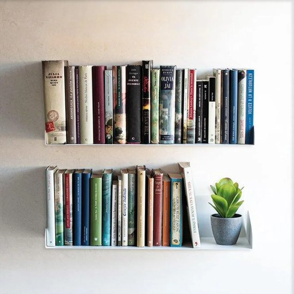 Étagère de cuisine murale double 60 cm en métal blanc rangement épices