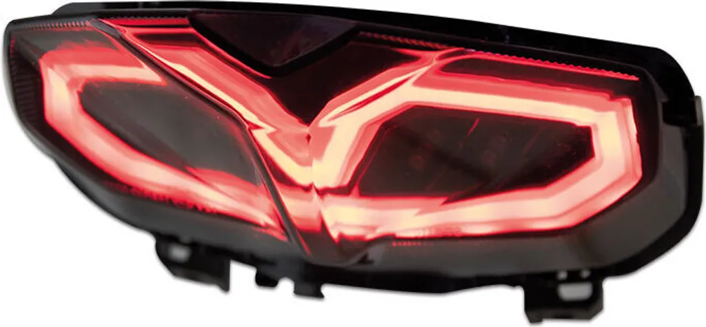 Feu stop LED teinté noir pour moto Yamaha MT10 SP version 2022-2024