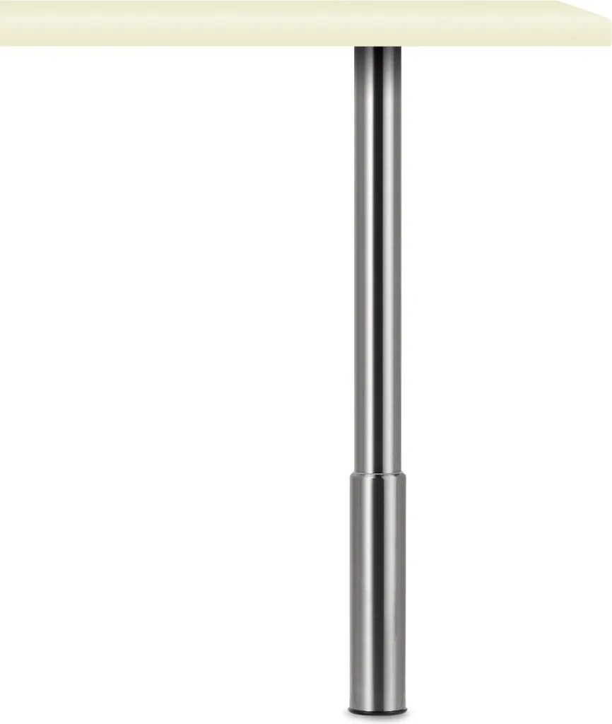 Naber gamba di supporto Trampolo 1 rotonda, acciaio inox colorato, 620-800mm 3011051