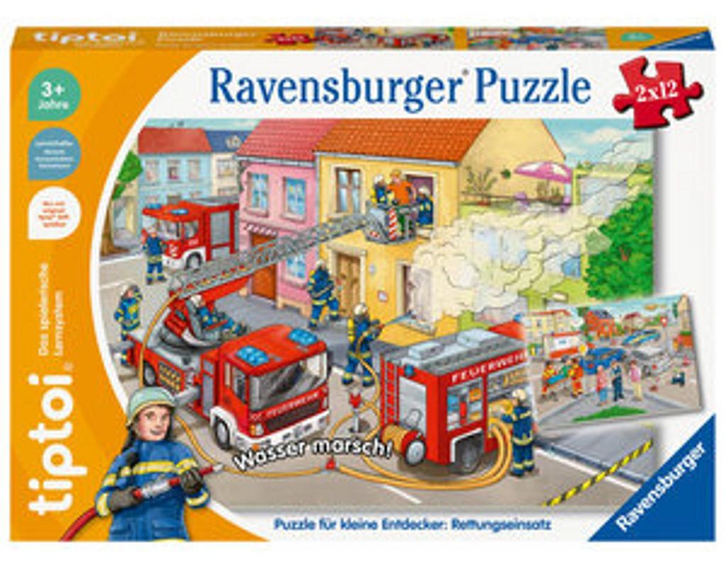 Ravensburger tiptoi Puzzle pro malé objevitele: Záchranná Obrázek produktu 