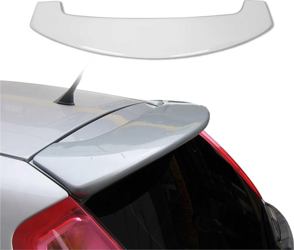 Heckspoiler Dachspoiler für Fiat Punto Evo Grande Punto 2005-2012 Lackiert Weiß