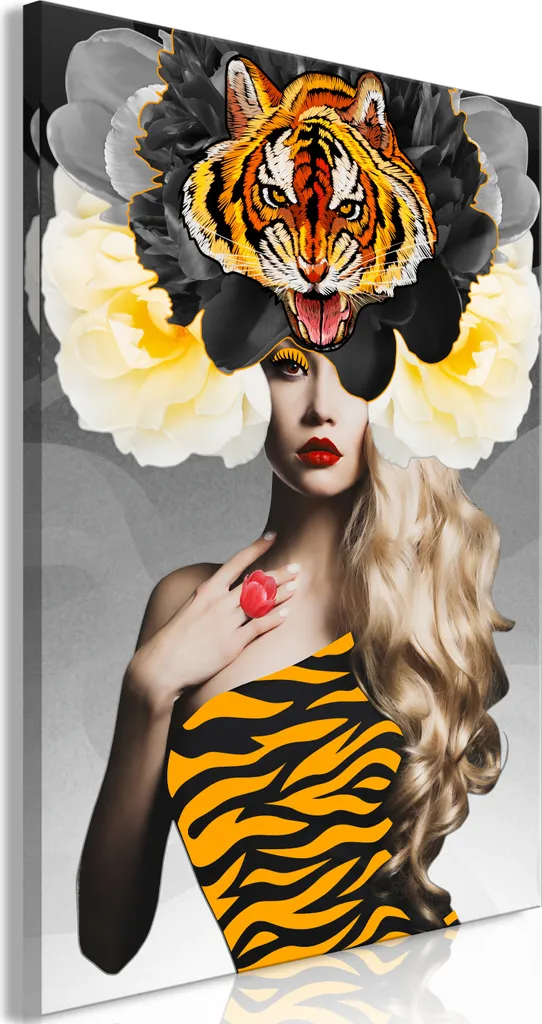 Quadro Occhio di Tigre 60x90 TNT | Murale Moderno h-A-0170-b-a