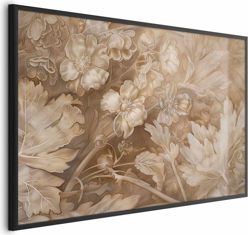 Posterpapier Poster - Ornamental Floral Carvings 30x21 cm Blumen b-H-10015-ao-a