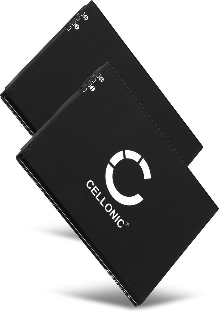 CELLONIC 2x Akku für Mobilfunk Kompatibel mit Samsung GT-i9195 Galaxy S4 mini, B500BE - (1900mAh, 3.7V)