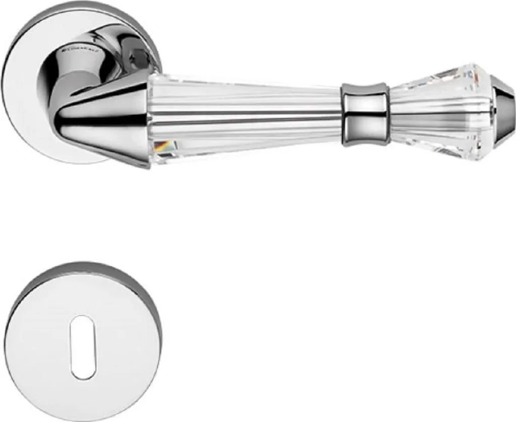 Garniture de Porte de Luxe Argent 15,8 cm pour Décoration Haut de Gamme