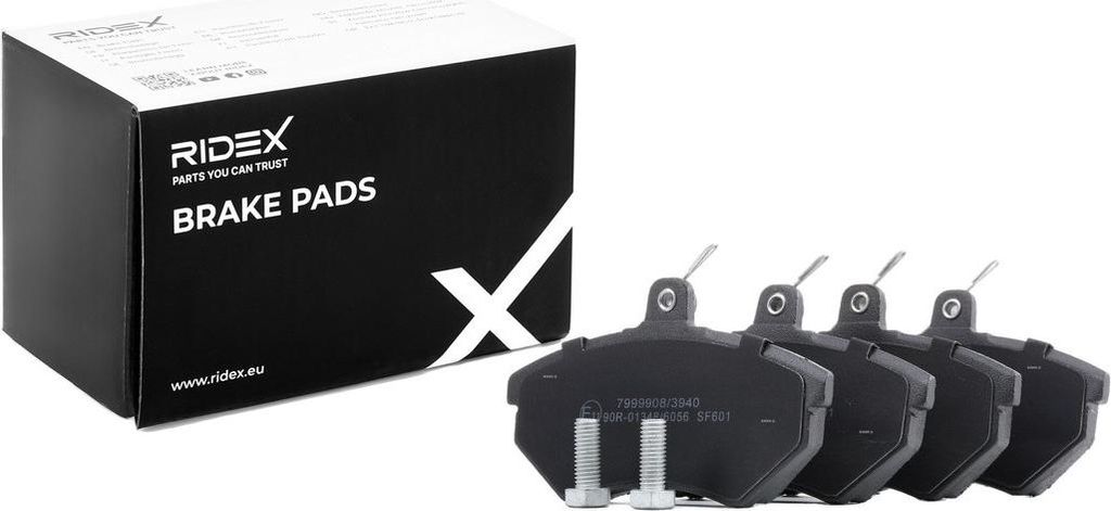 RIDEX Bremsbeläge Satz Vorne für VW GOLF II (19E, 1G1) GOLF III (1H1) Golf III Cabrio (1E7) Lupo (6X1, 6E1) Polo Schrägheck (6N1) POLO (6N2) 402...