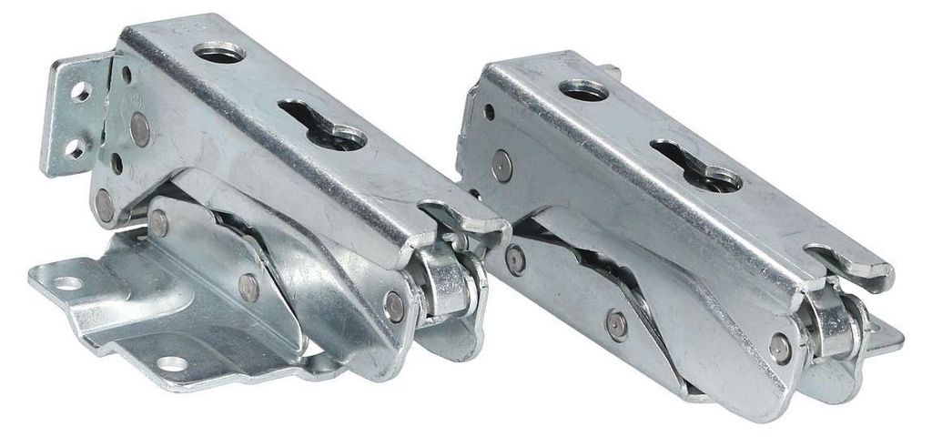 DEKAROX Türscharnier Set für Bosch Siemens 481147 00481147 für Electrolux AEG 4071314258 für Küppersbusch 430332 für Miele 5546050 für Kühlschrank Gefrierschrank