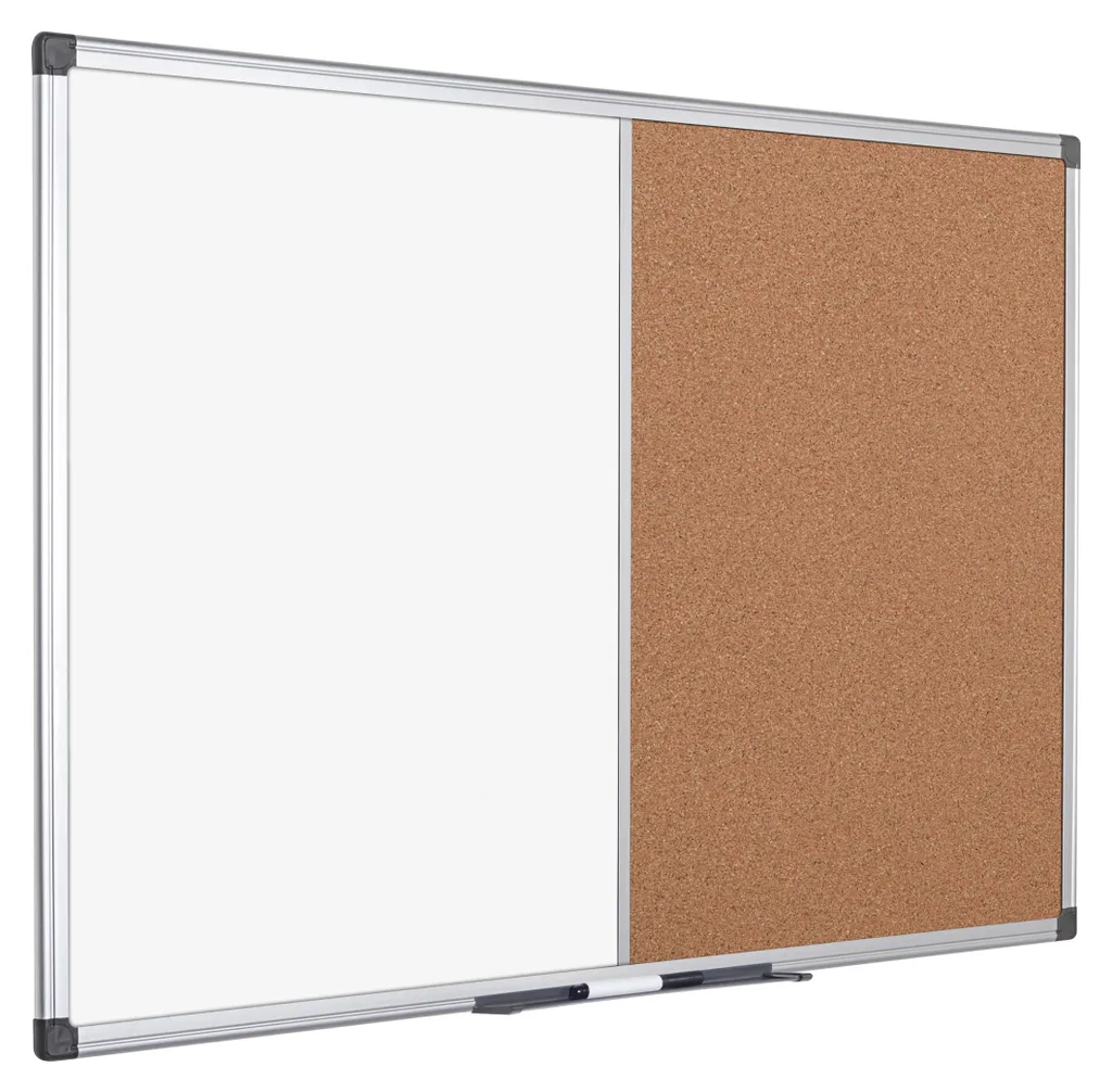 Tableau combiné liège et blanc pour supprimer les post-it perdus