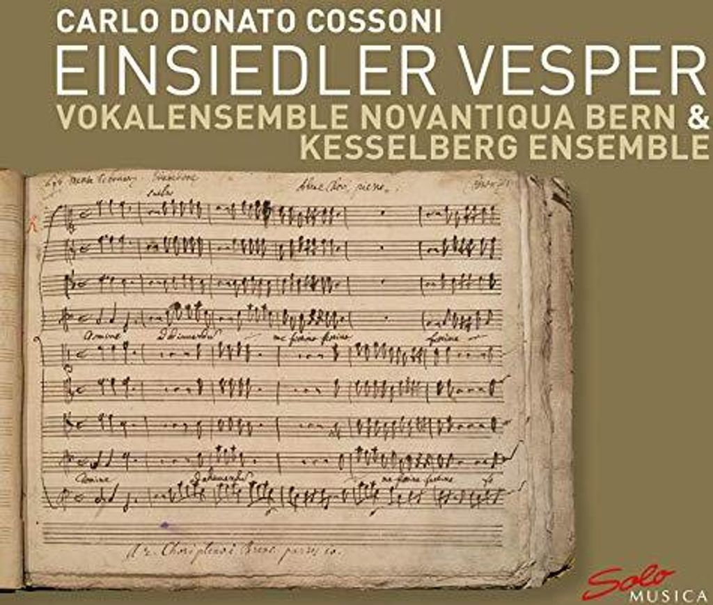 Vokalensemble Novantiqua Bern - Carlo Donato Cossini: Einsistler Vesper CD