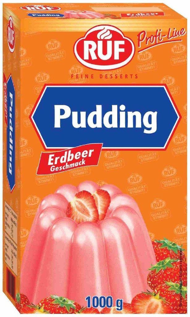 RUF Polvere di budino al gusto di fragola Immagine del prodotto 