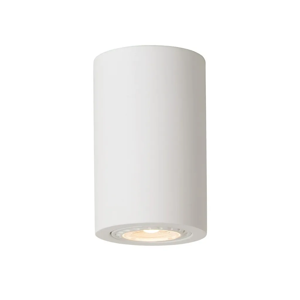 Spot de plafond pour salon et cuisine GIPSY Lucide GU10 blanc 35W