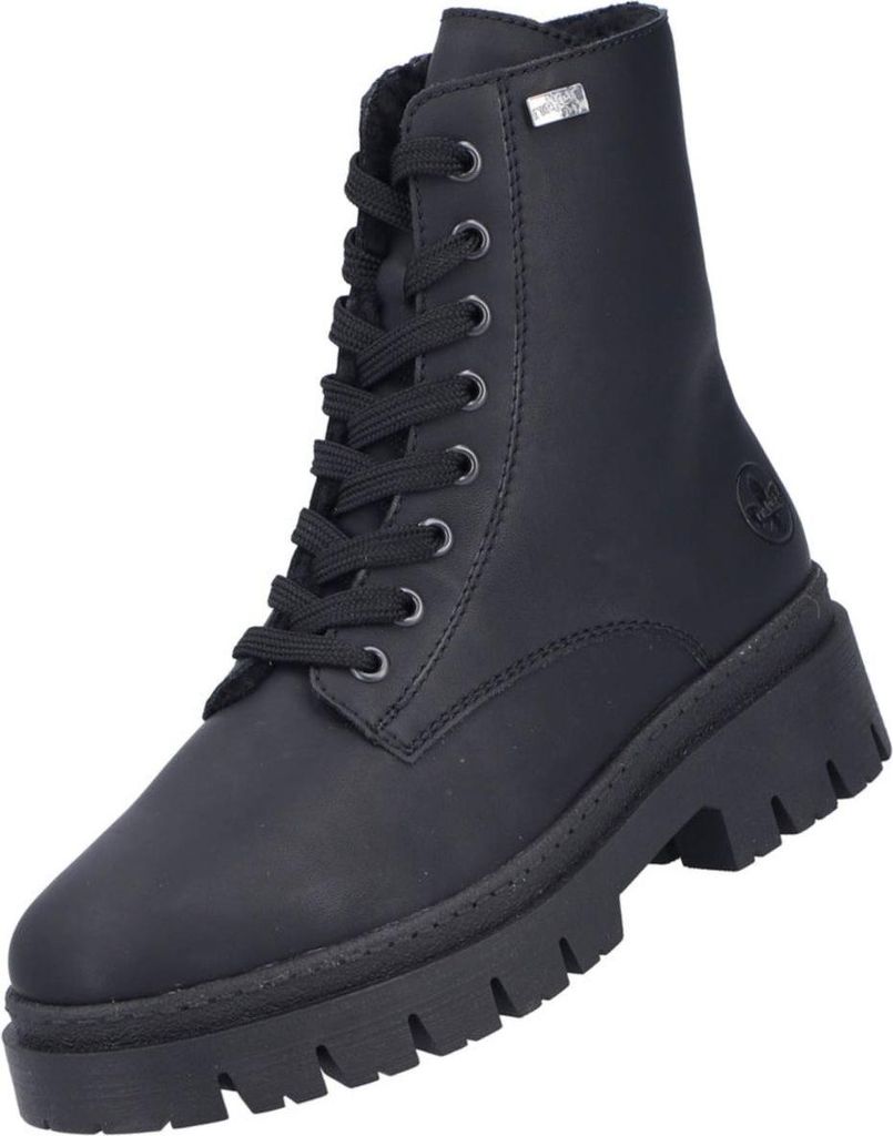 Rieker Schnürboots Damen 32303936393037 Schwarz 38 EU