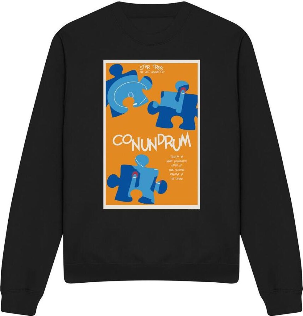 Star Trek - "The Next Generation Season 5 Episode 14" Sweatshirt für Herren/Damen Uni TV11898 (L) (Schwarz)