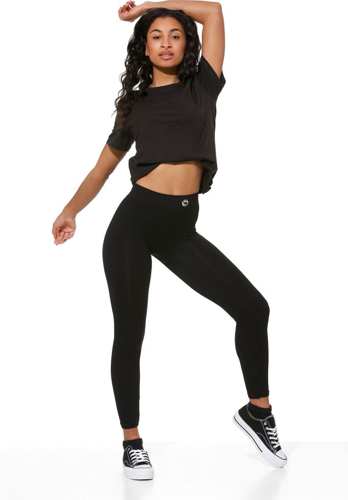 Stark Soul® Ribbed Leggings – schwarz – XS/S Produktbild 2