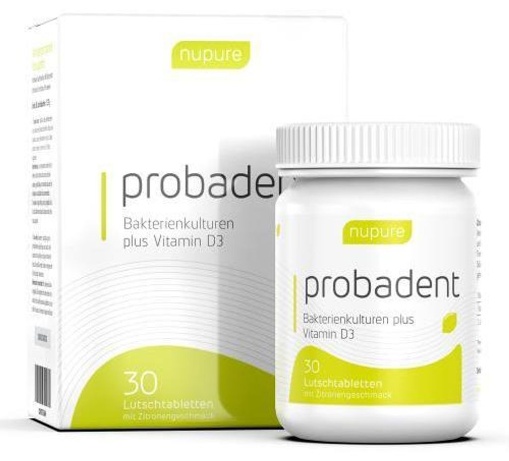 Nupure probadent Probiotikum bei Mundgeruch Lut. 30 St Produktbild 