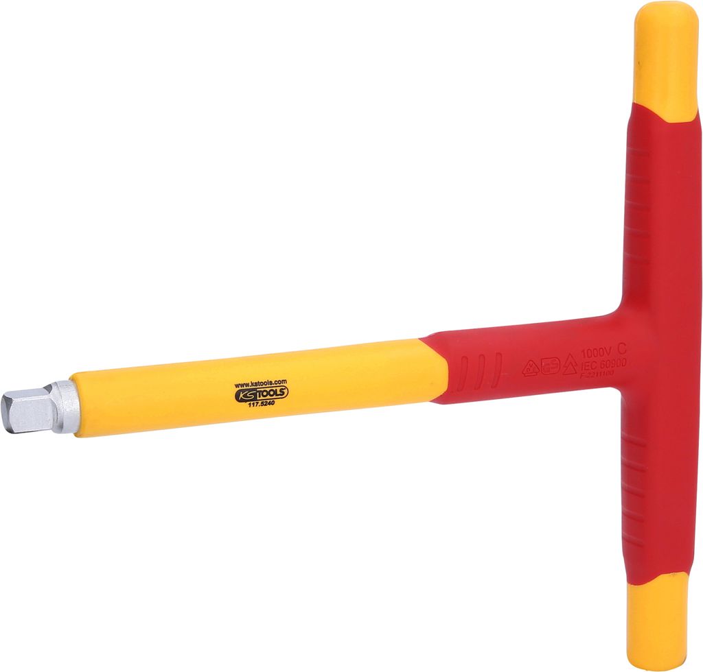 KS Tools 3/8 Isolierter T-Griff-Aufsteckschlüssel, 200 mm