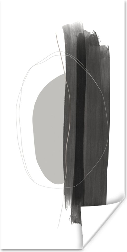 MuchoWow Poster Abstrakt - Malerei - Minimalismus 80x160 cm - Kinderzimmer