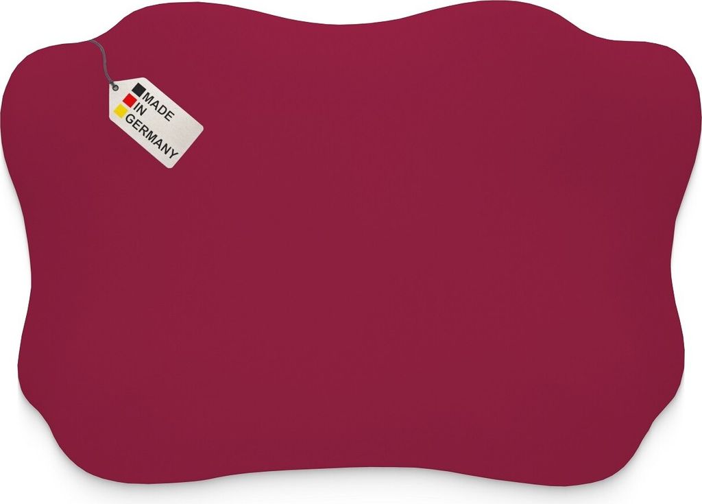 Bezug passend für Glückstoff Orthopädisches Kissen / Zibroges Nackenkissen / DONAMA Kissen : Farbe - Burgund