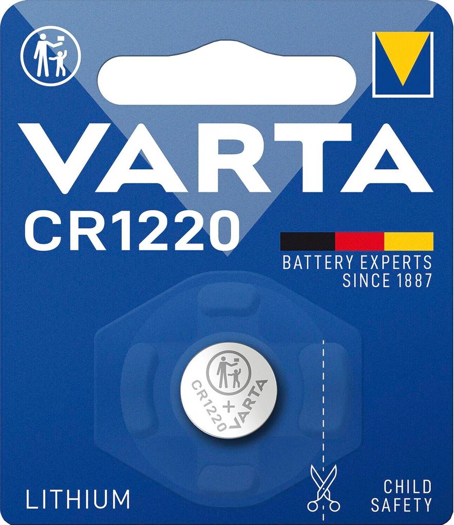 Knoflíkové batérie VARTA Electronics CR1220 Lithium Obrázok produktu 26