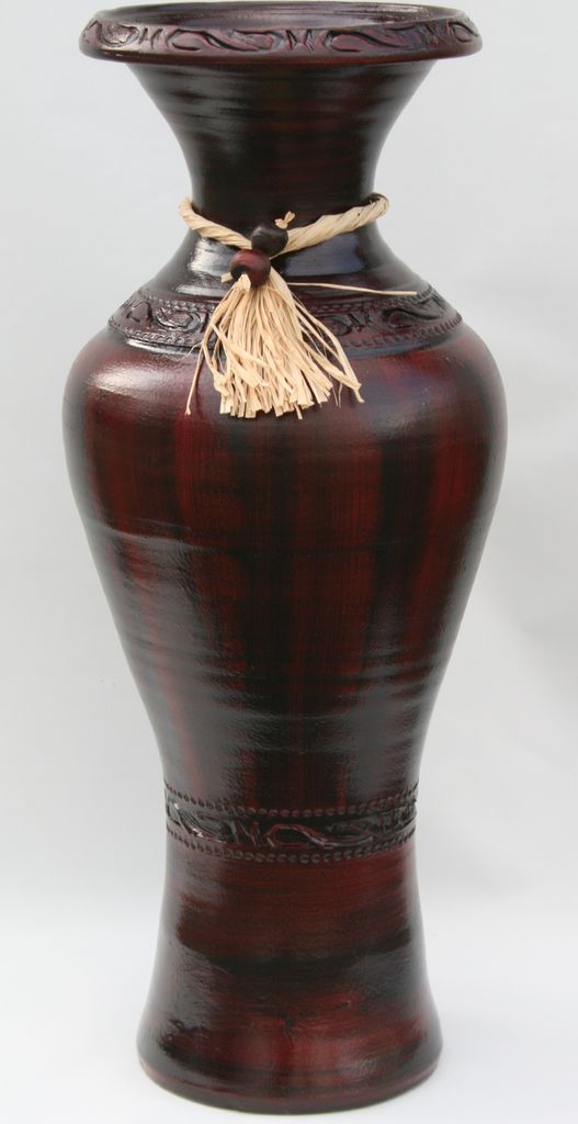 BODENVASE "KLASSIK II" - Größe: ca.70 CM Bordeaux